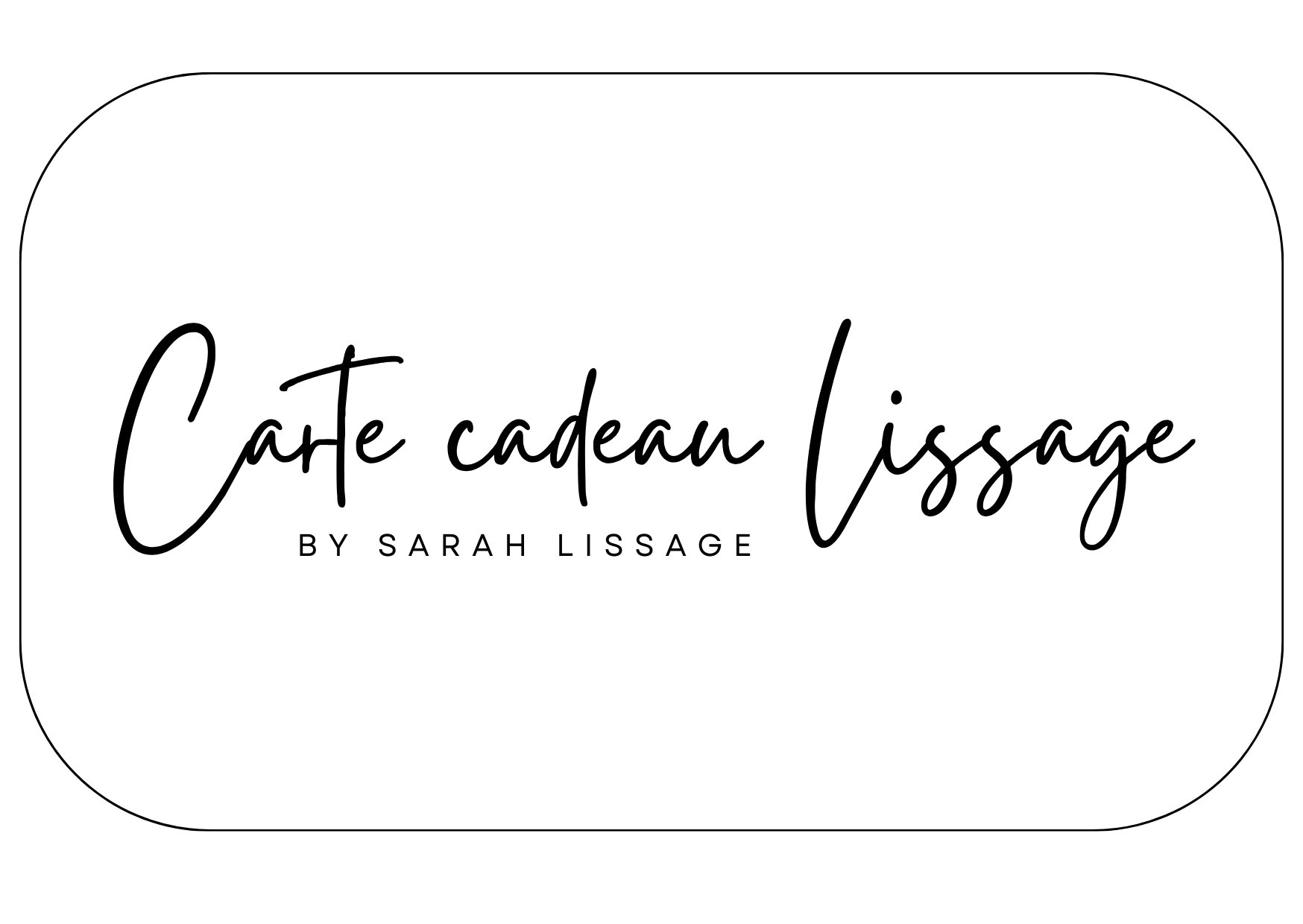 carte cadeau pour lissage proposée par by sarah lissage